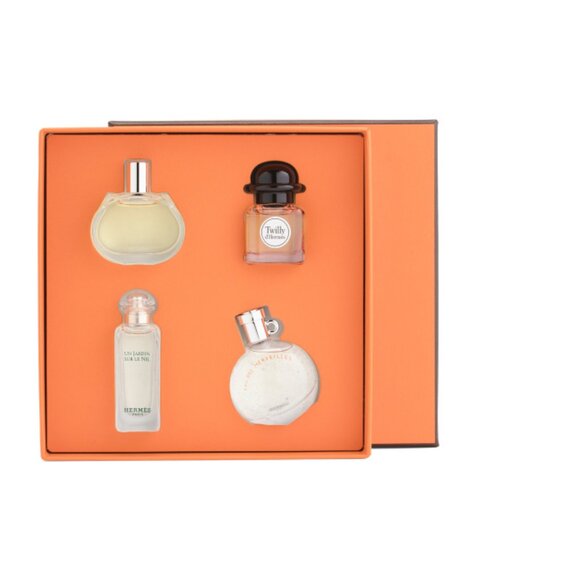 HERMES multi Made In France 4pk Discovery Perfume Set - Picture 1 of 2
